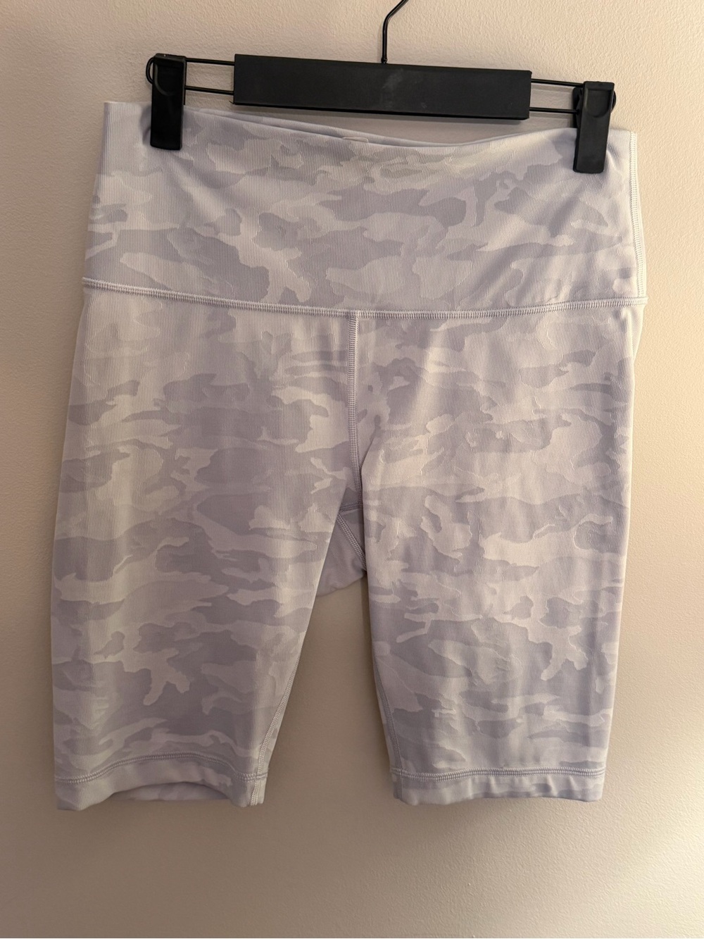 Lululemon Wunder Under Biker Short 10” Ribbed Incognito Camo Women’s Size 10